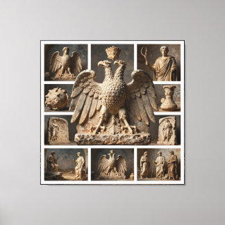 Impressão Em Tela Pacote de Arte da Águia Sagrada do Altar Ilírico I