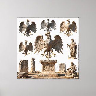 Impressão Em Tela PacoteDeArteÁguiaSagradaRelíquiasAltarIlírico HERS