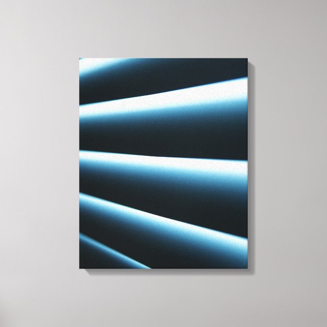 Impressão Em Tela padrão abstrato azul (Frente)