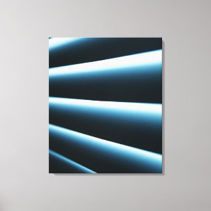 Impressão Em Tela padrão abstrato azul