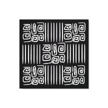 Padrão abstrato preto e branco elegante