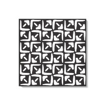 Padrão Abstrato Preto e Branco Elegante