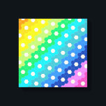 Impressão Em Tela Padrão Brilhante Geométrico Hexágono Flor<br><div class="desc">Padrão Brilhante Geométrico Hexágono Flor</div>