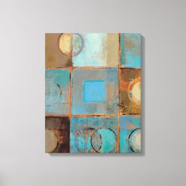 Impressão Em Tela Padrão de abstrato (Frente)