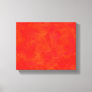 Impressão Em Tela Padrão de Abstrato de Cor Laranja Vermelha Impress