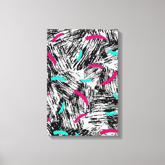 Impressão Em Tela Padrão de Abstrato moderno. (Frente)