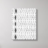 Padrão de Artsy das Linhas de Abstrato Branco Pret