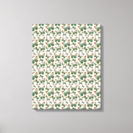 Impressão Em Tela Padrão de borboleta de gradiente azul