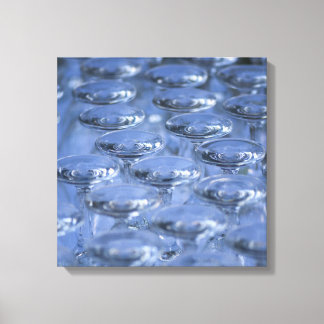 Impressão Em Tela Padrão de Copos de Cristal Poster Abstrato