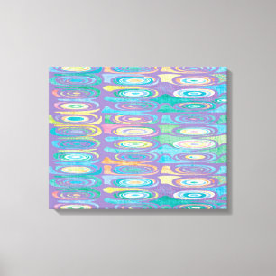 Impressão Em Tela padrão de cor abstrato 1