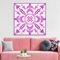 Padrão de design de flor de orquídea roxa abstrata