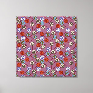 Impressão Em Tela Padrão de doces   Padrão do lombo   pirulito 49