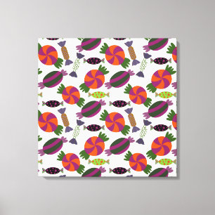 Impressão Em Tela Padrão de doces   Padrão do lombo   pirulito 51