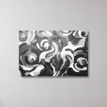 Padrão de espiral de Grafite preto e branco em San