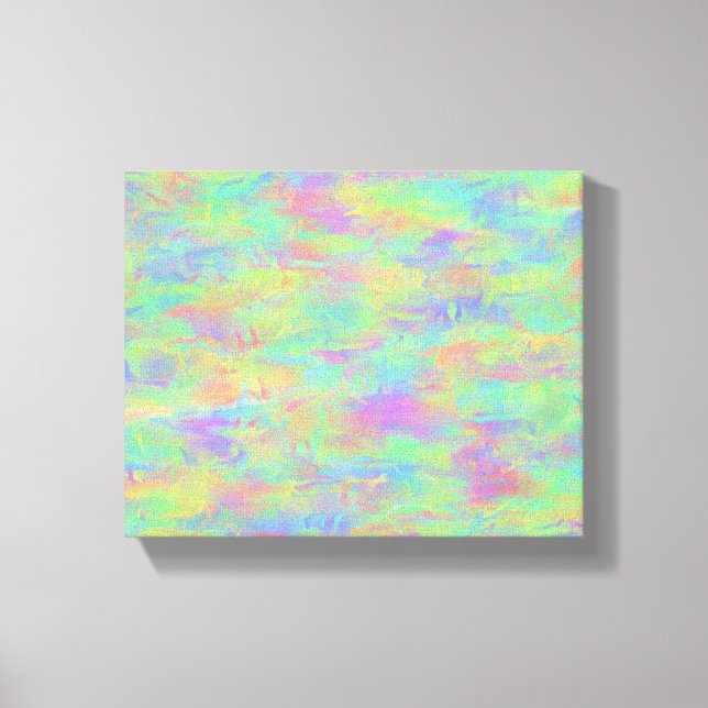 Impressão Em Tela Padrão de multicor do abstrato (Frente)