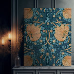Impressão Em Tela Padrão de Vintagem de Pimpernel Dourado Azul Morri<br><div class="desc">William Morris Pimpernel Floral Vintage Art Wallpaper Design William Morris foi um designer de têxteis inglês, artista, escritor e socialista associado à Irmandade Pré-Raphaelita e ao Movimento de Artes e Artesanatos Britânicos. Ele fundou uma empresa de design em parceria com o artista Edward Burne-Jones, e o poeta e artista Dante...</div>