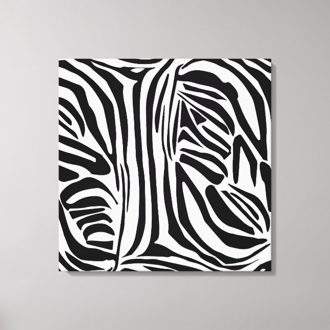 Impressão Em Tela Padrão de zebra (Frente)