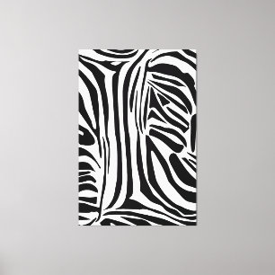 Impressão Em Tela Padrão de zebra