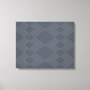 Impressão Em Tela Padrão gráfico simples, elegante, urbano, de linha