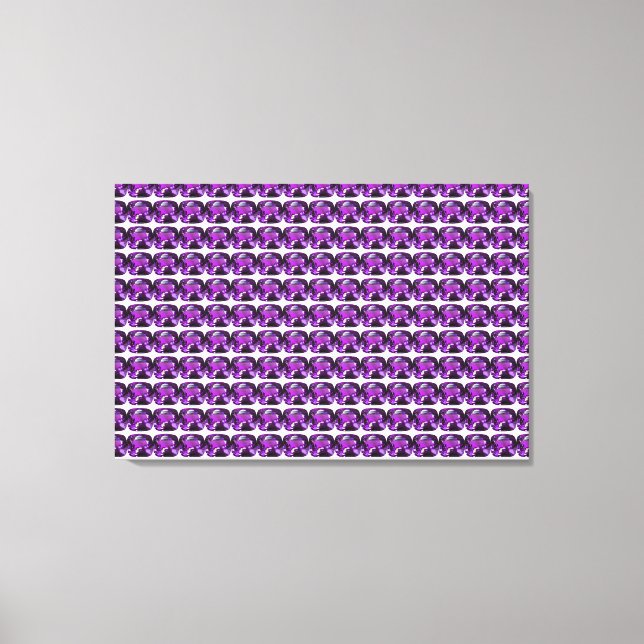 Impressão Em Tela Padrão Roxo (Frente)