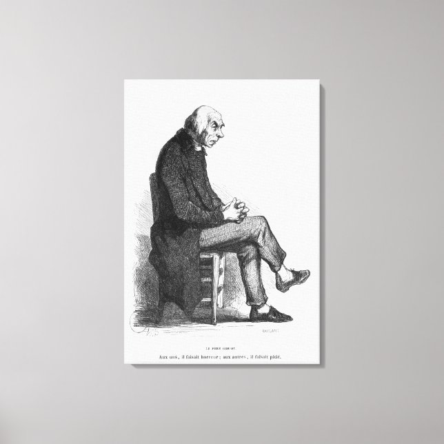 Impressão Em Tela Padre Goriot, ilustração de Le Pere (Frente)