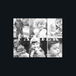 Impressão Em Tela Padre Nós Te Amo Seis Foto<br><div class="desc">Padre,  Amo-Te Seis Canvas Fotográficas. O pai pode ser mudado para qualquer carinho. Personalizar nomes e fotos. Pode remover a tipografia.</div>