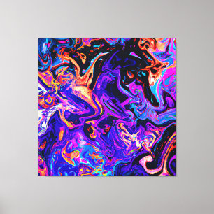 Impressão Em Tela Padrões artísticos coloridos