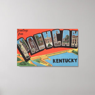 Impressão Em Tela Paducah, Kentucky - grandes cenas da letra