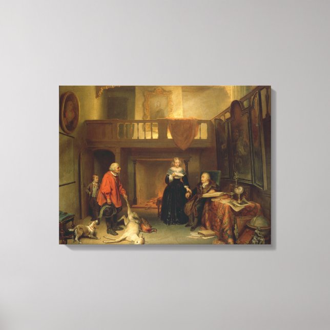 Impressão Em Tela Pagando o Tithe (petróleo no painel) (Frente)