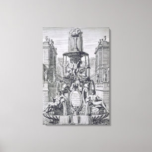 Impressão Em Tela Página de título de 'Fountain and Waterjets in Ita