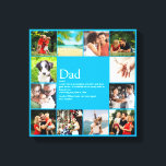 Impressão Em Tela Pai pai Pai Definição 12 Foto Céu Azul<br><div class="desc">Personalize as 12 fotos favoritas e a definição personalizada de seu pai, pai ou pai especial para criar um presente exclusivo para o dia de Farther, aniversários, Natal ou qualquer dia que você queira mostrar o quanto ele significa para você. Uma maneira perfeita de mostrar a ele o quão incrível...</div>