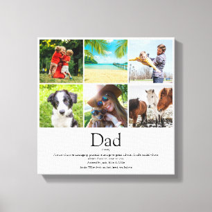 Impressão Em Tela Pai Pai Pai Papa Definição 6 Foto Diversão