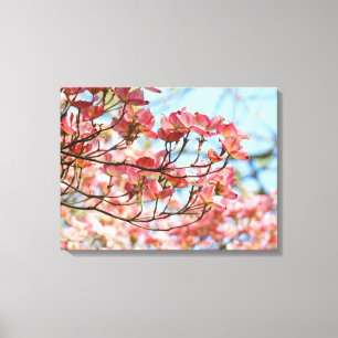 Impressão Em Tela Painéis de arte em tela Árvores de Cachoeira Rosa
