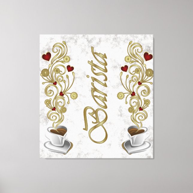 Impressão Em Tela Painel Barista 3 (Frente)