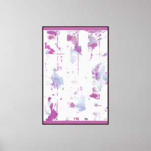 Impressão Em Tela Painel Cor-de-Rosa