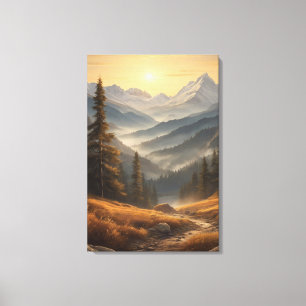 Impressão Em Tela Painel de Parede Dawn Majesty