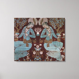 Impressão Em Tela Painel do estilo de Isfahan, persa, século XVII