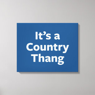 Impressão Em Tela País Thang