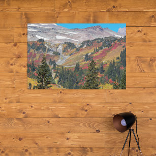 Impressão Em Tela Paisagem Colorida do Vale das Montanhas