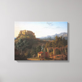 Impressão Em Tela Paisagem com o Castelo de Massa di Carrara