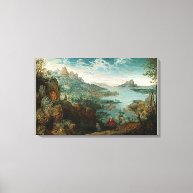 Impressão Em Tela Paisagem com o voo para o Egito (Frente)