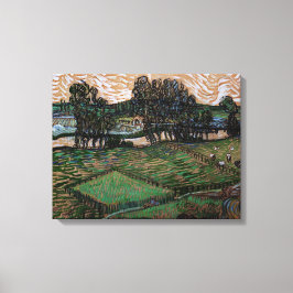 Impressão Em Tela Paisagem com Ponte sobre o Oise (van Gogh)