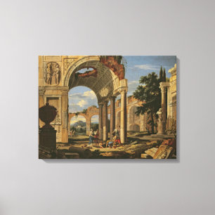 Impressão Em Tela Paisagem com ruínas, 1673
