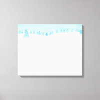 Paisagem Da Floresta De Inverno De Neve Com Árvore