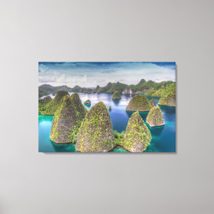 Impressão Em Tela Paisagem da Ilha Wayag, Indonésia