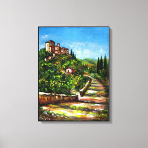 IMPRESSÃO EM TELA PAISAGEM DA TOSCANA
