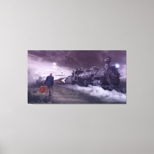 Impressão Em Tela Paisagem da Última Jornada de Fantasia de Um Velh