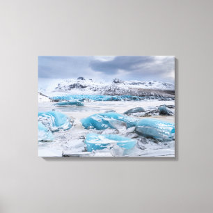 Impressão Em Tela Paisagem de gelo glaciar, Islândia