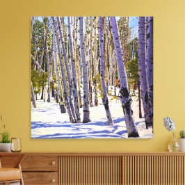 Impressão Em Tela Paisagem de Inverno de Álamo em Flagstaff – Daniel