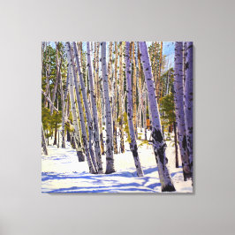 Impressão Em Tela Paisagem de Inverno de Álamo em Flagstaff – Daniel